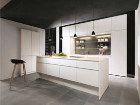 Pronorm white handle-less designer kitchen