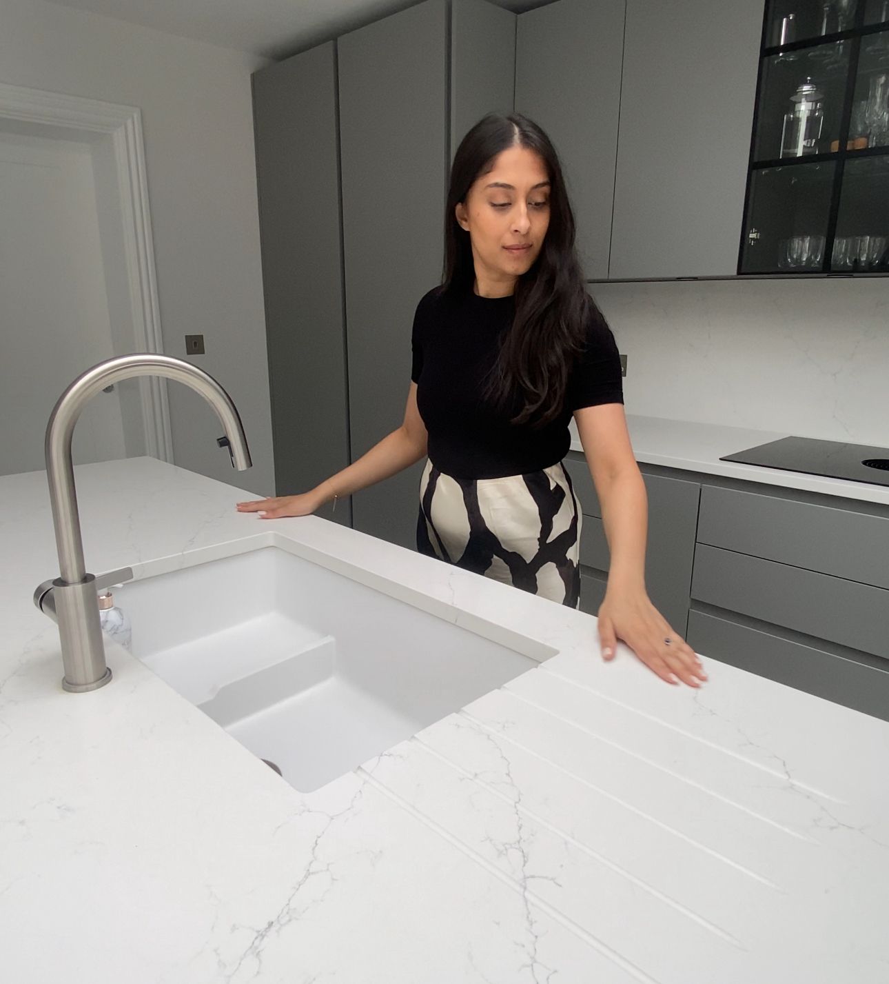 Calacatta White Quartz Worktop